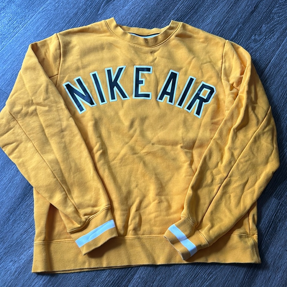 Yellow Nike Air Crewneck